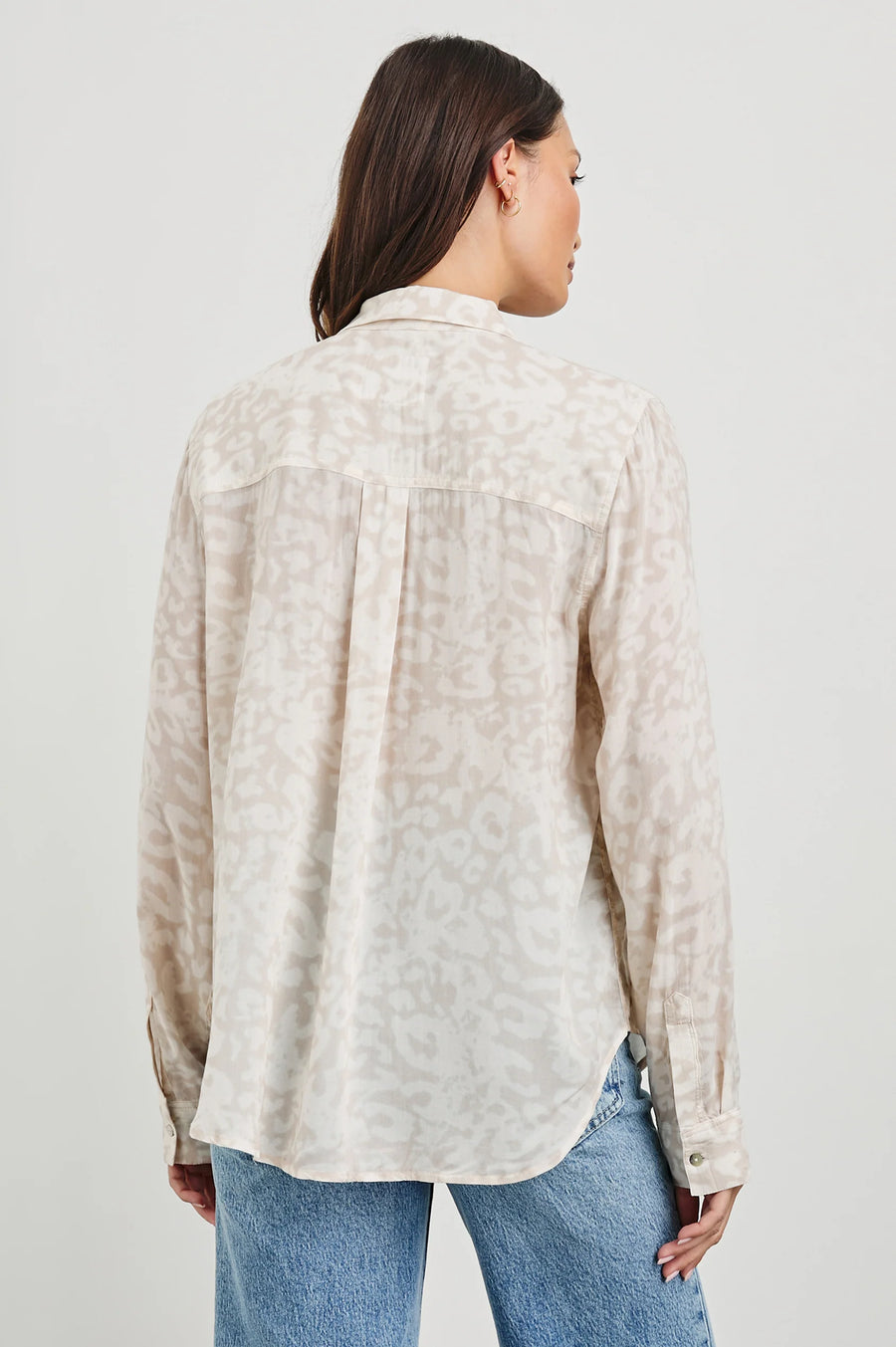 Josephine Shirt Sand Diffused Cheetah