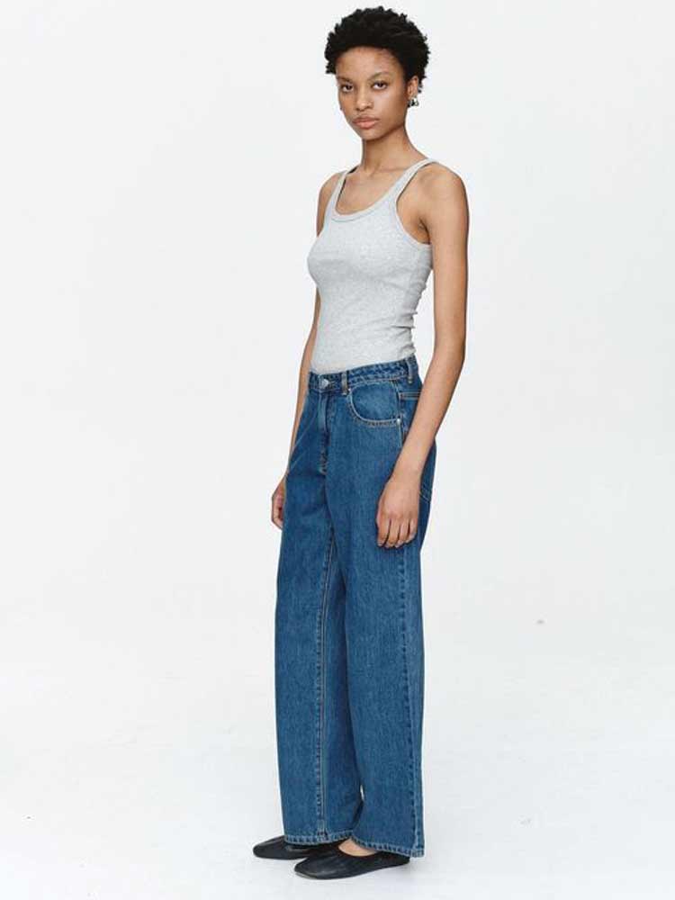 Wide Leg Jean Heritage Blue