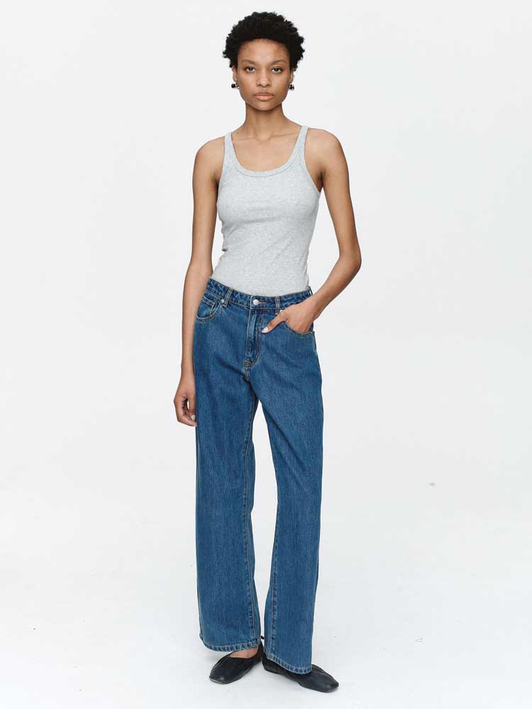 Wide Leg Jean Heritage Blue