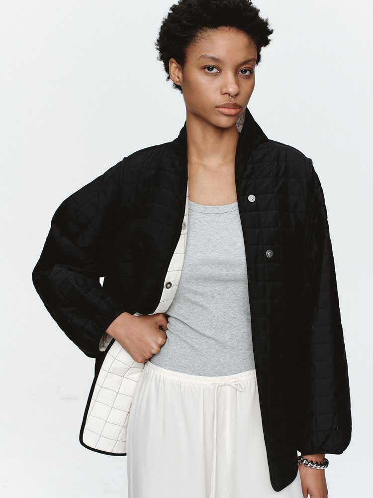 Agnes Jacket Black/Ivory