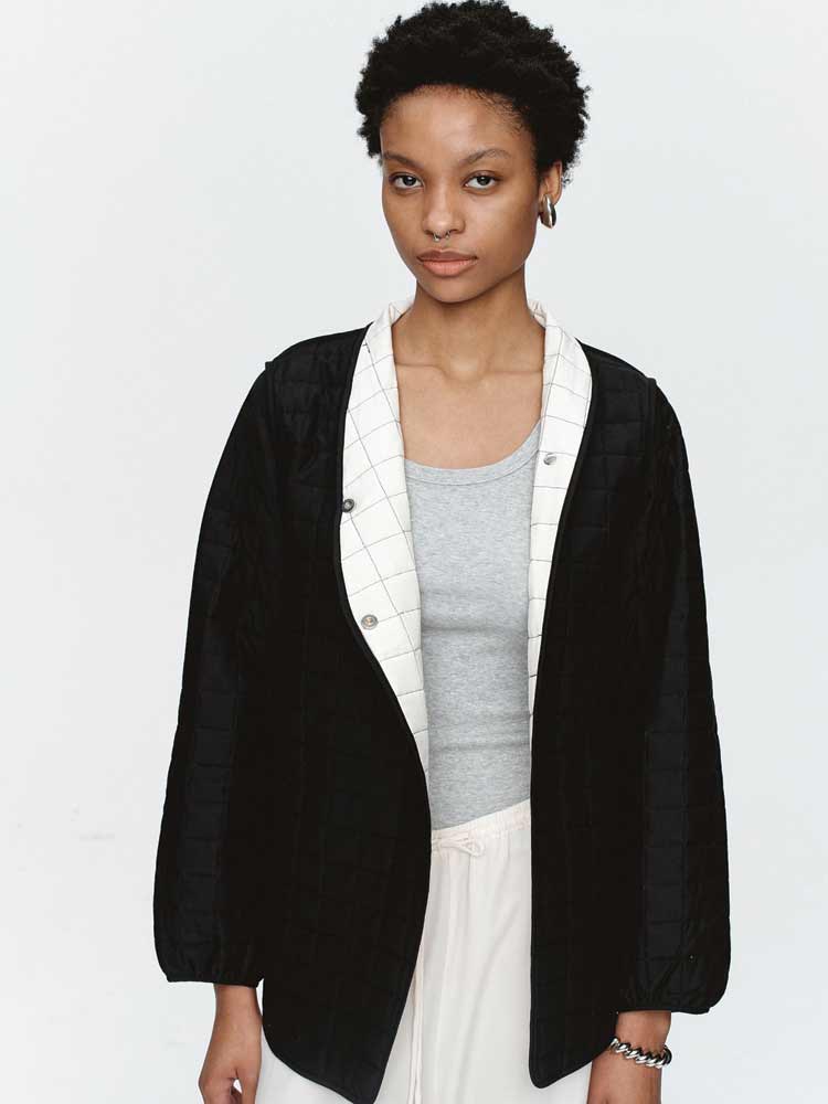 Agnes Jacket Black/Ivory