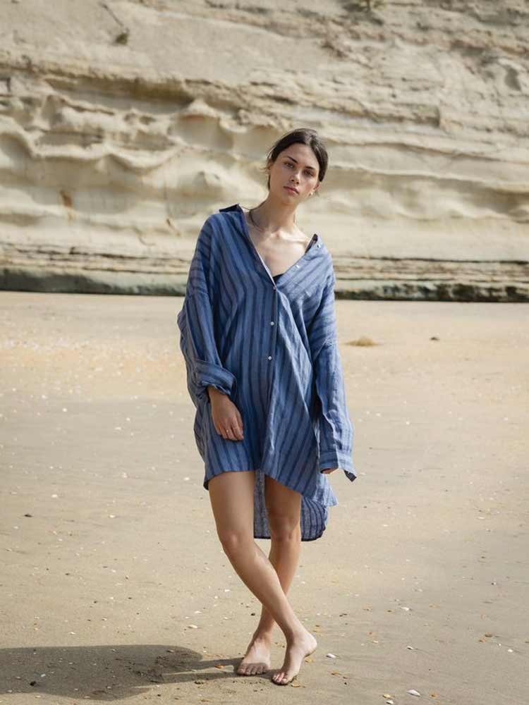 Always Shirt Denim Stripe