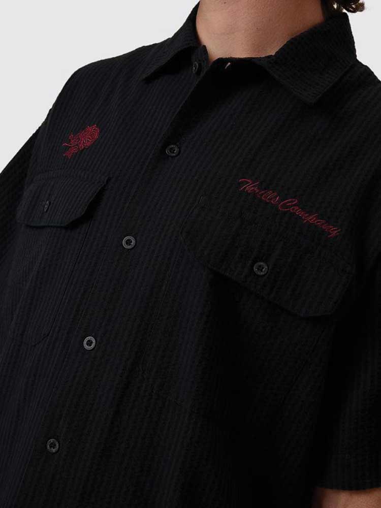 Appreciation Short Sleeve Work Shirt Black