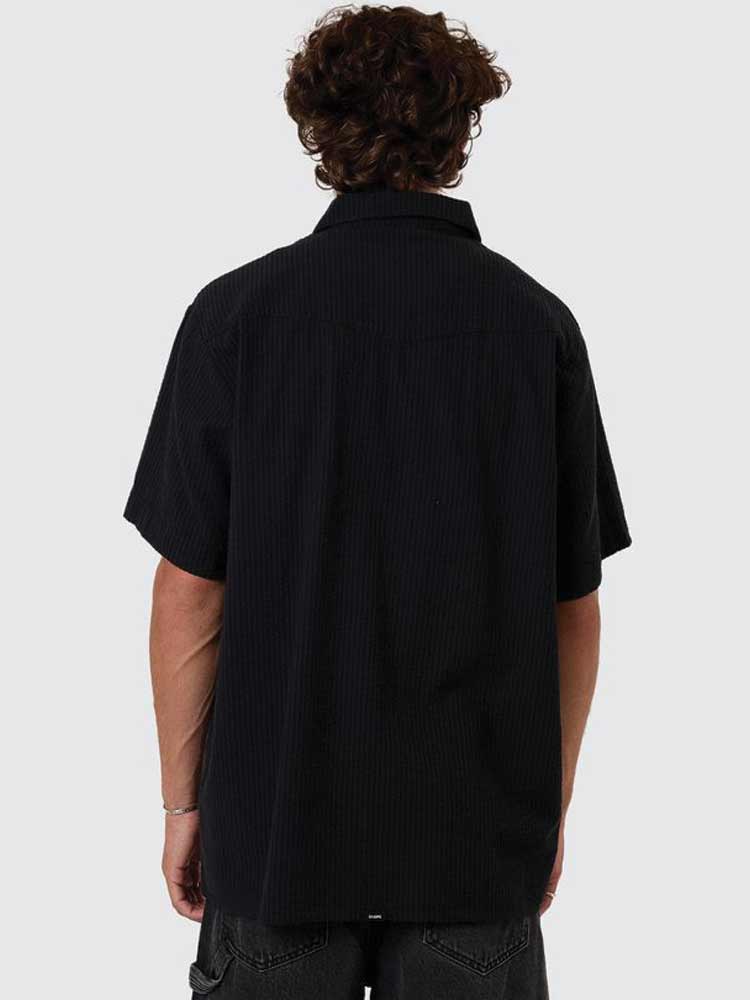 Appreciation Short Sleeve Work Shirt Black