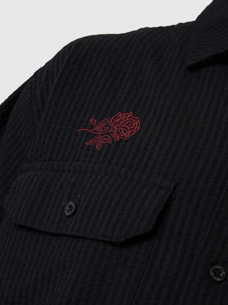 Appreciation Short Sleeve Work Shirt Black