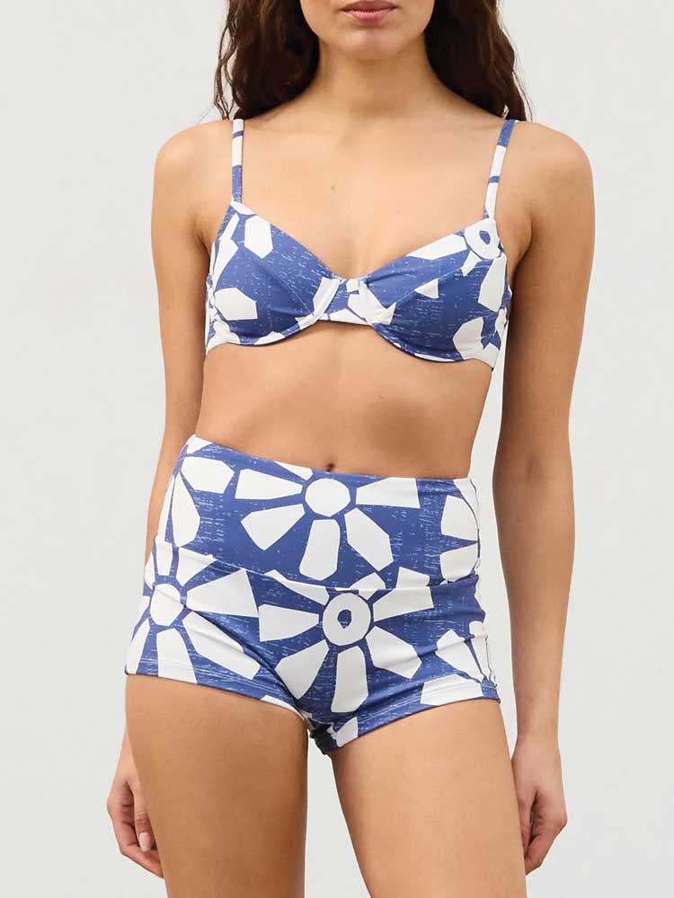 Boy Short Set Geo Flower