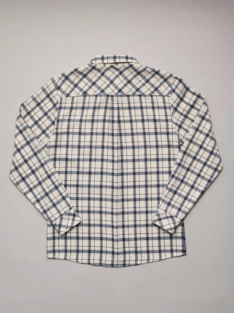 Boatyard Shirt Blue Cream Check