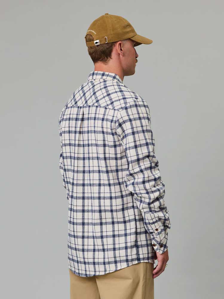 Boatyard Shirt Blue Cream Check