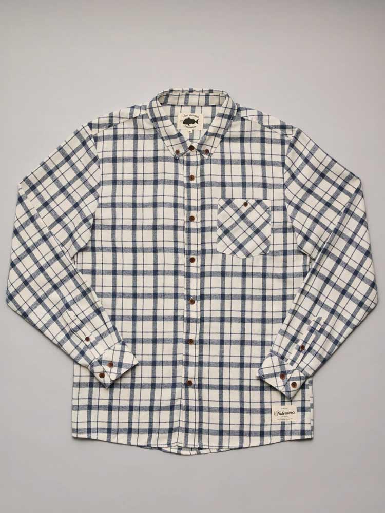 Boatyard Shirt Blue Cream Check