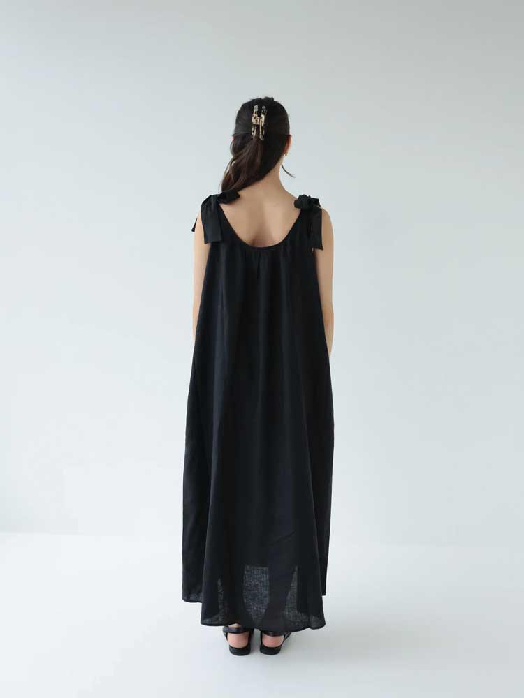 Bow Dress Black