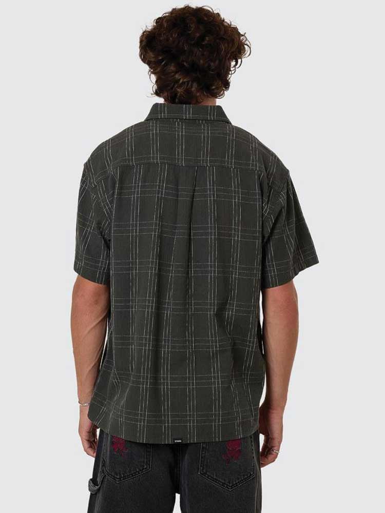 Built To Win Short Sleeve Shirt Oil Green
