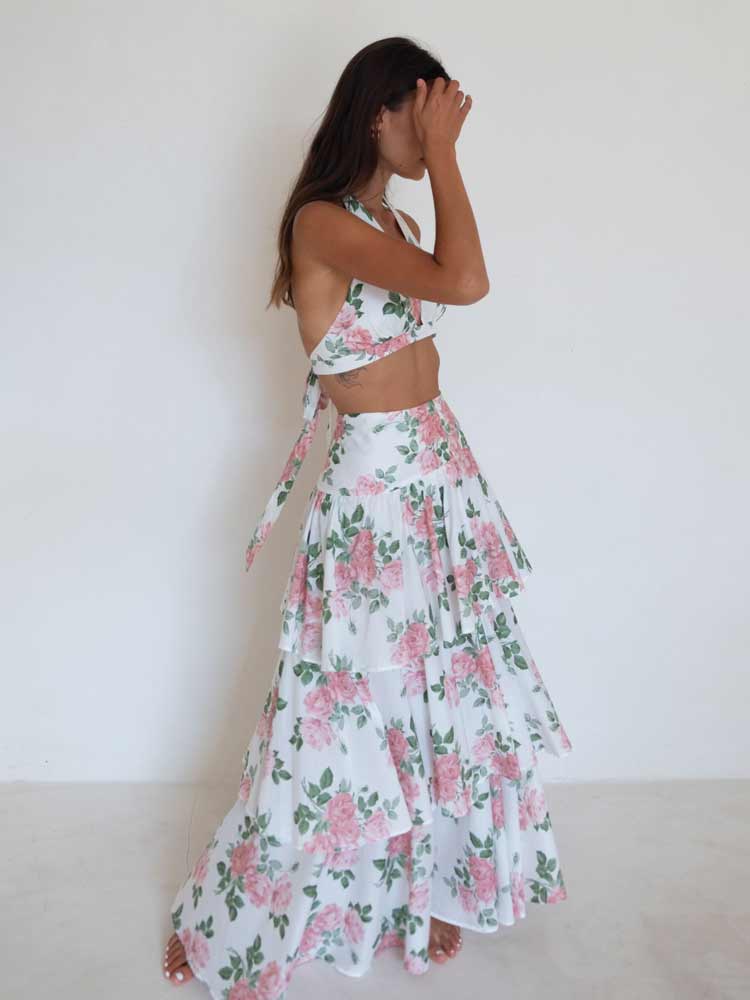 Malibu Maxi Skirt Pink Liberty