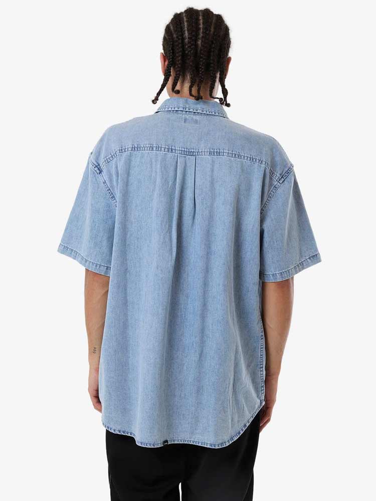 Canyon Oversized Short Sleeve Denim Shirt