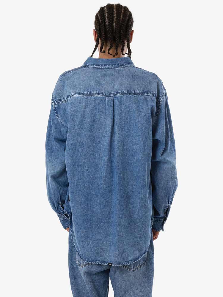 Canyon Oversized Long Sleeve Denim Shirt