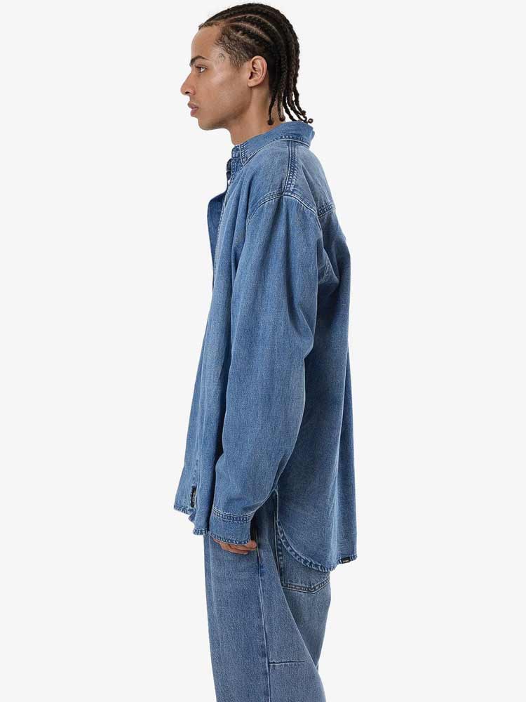 Canyon Oversized Long Sleeve Denim Shirt