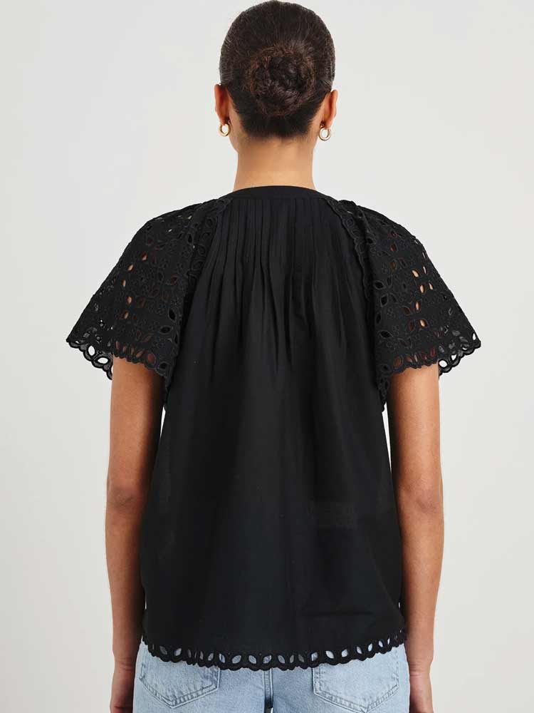Cerise Top Black