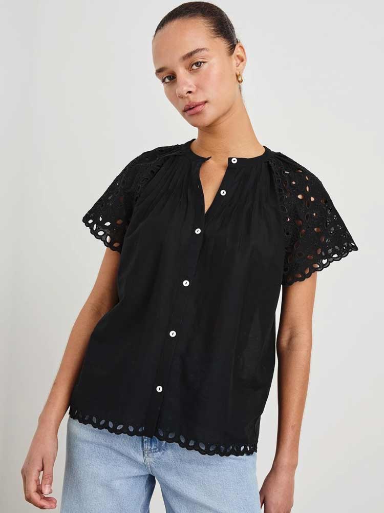 Cerise Top Black