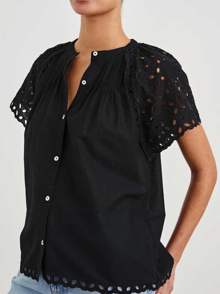 Cerise Top Black