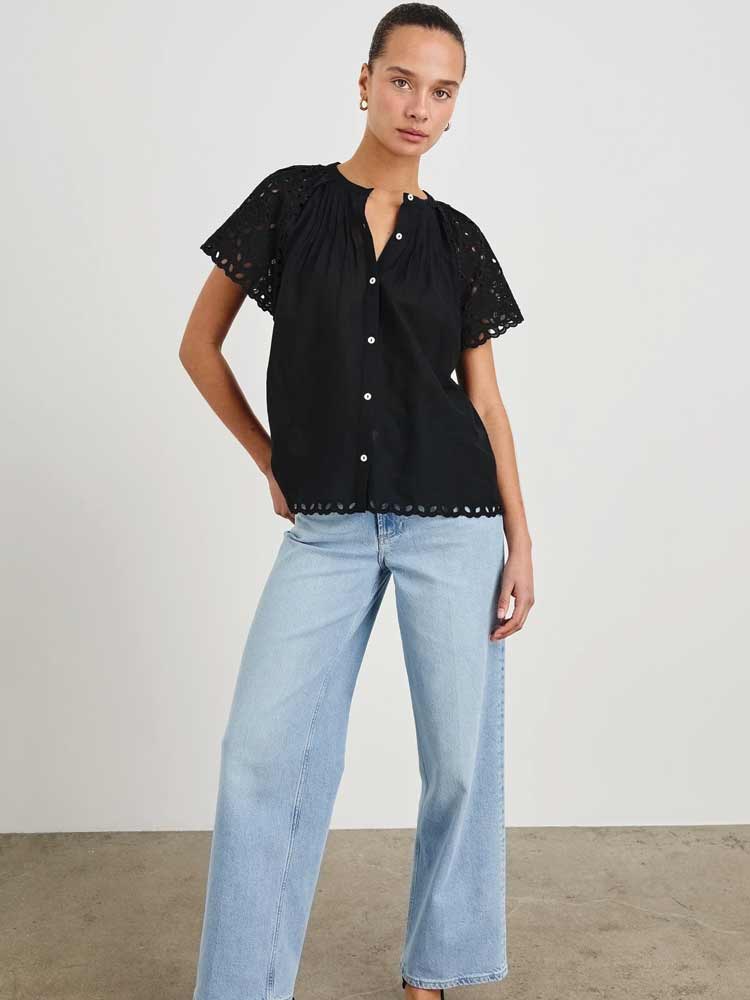 Cerise Top Black