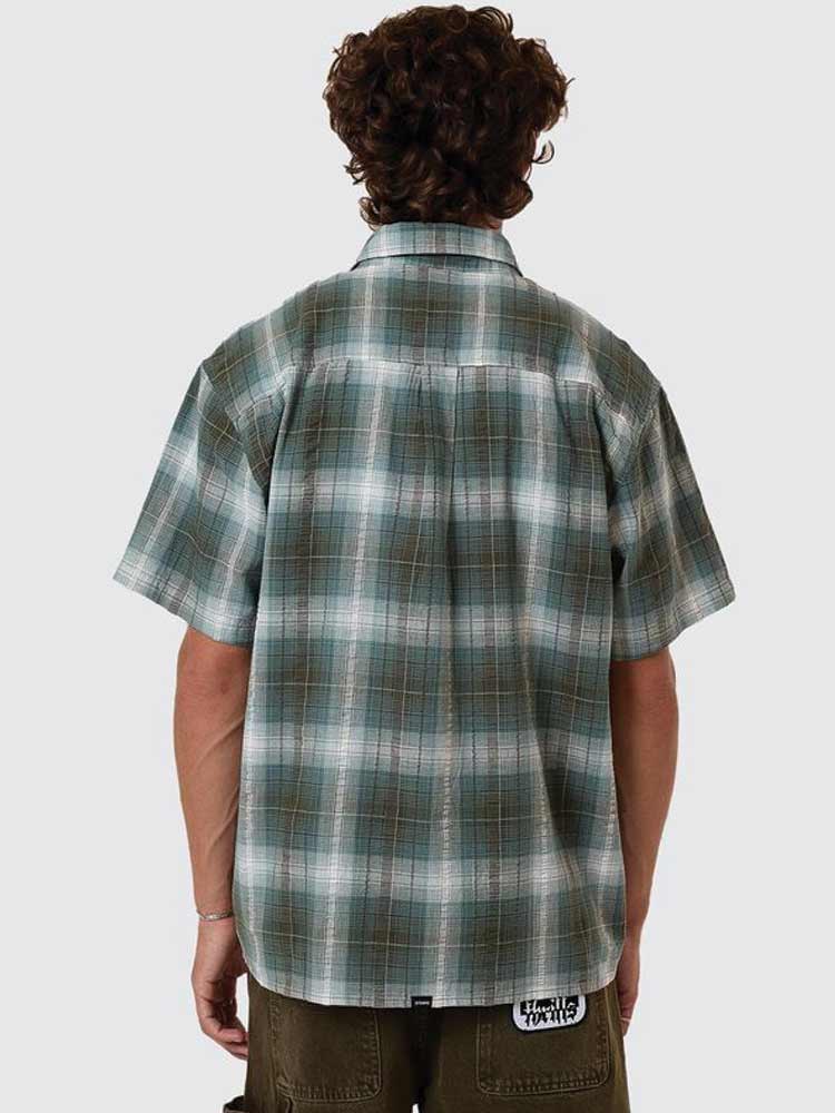 Cheap Thrills Check Short Sleeve Tarmac