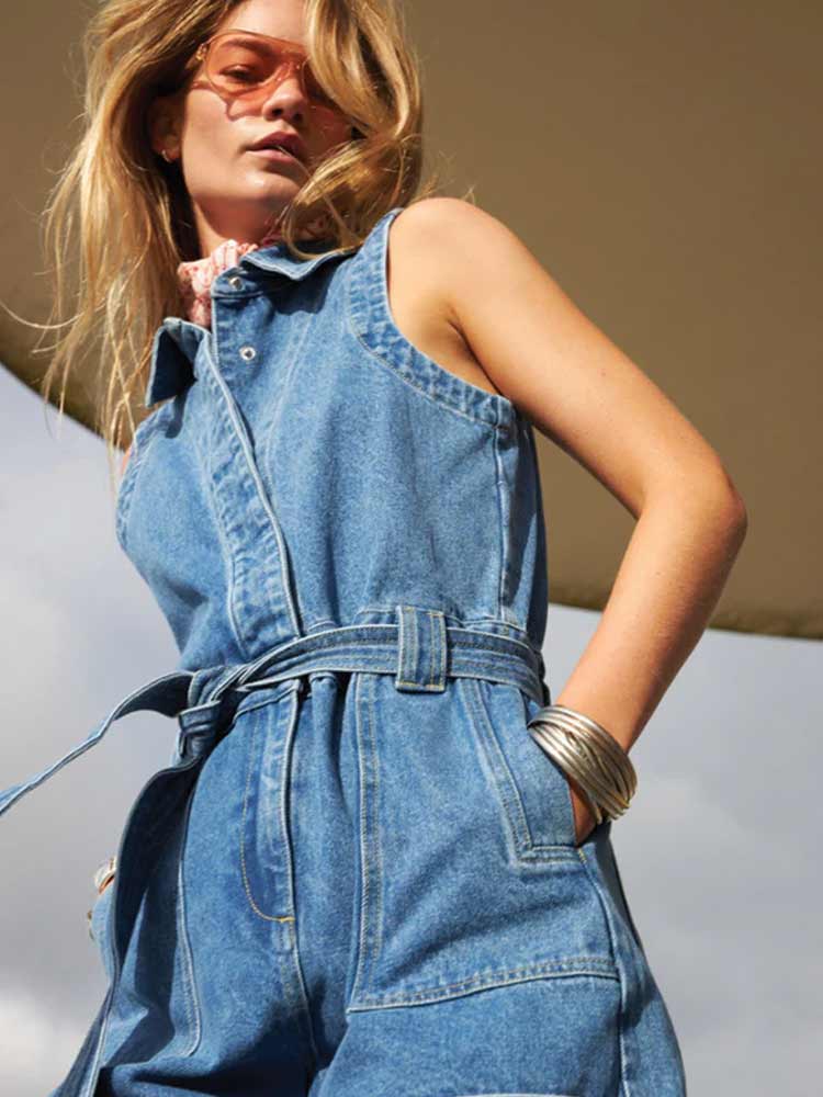 Cora Jumpsuit Blue