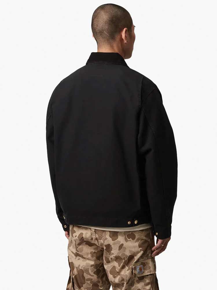 OG Detroit Jacket Black Aged Canvas