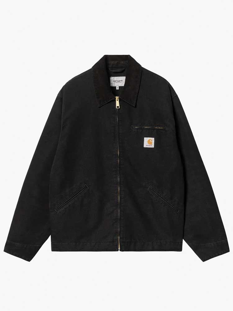 OG Detroit Jacket Black Aged Canvas