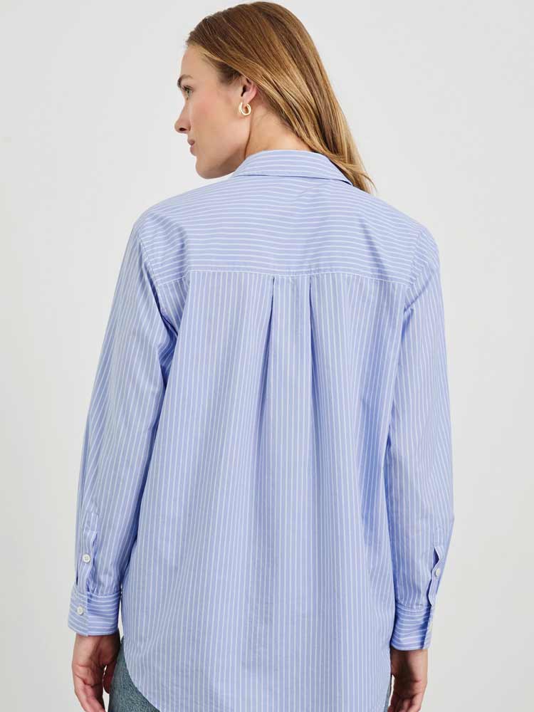 Elsa Blue Stripe Shirt