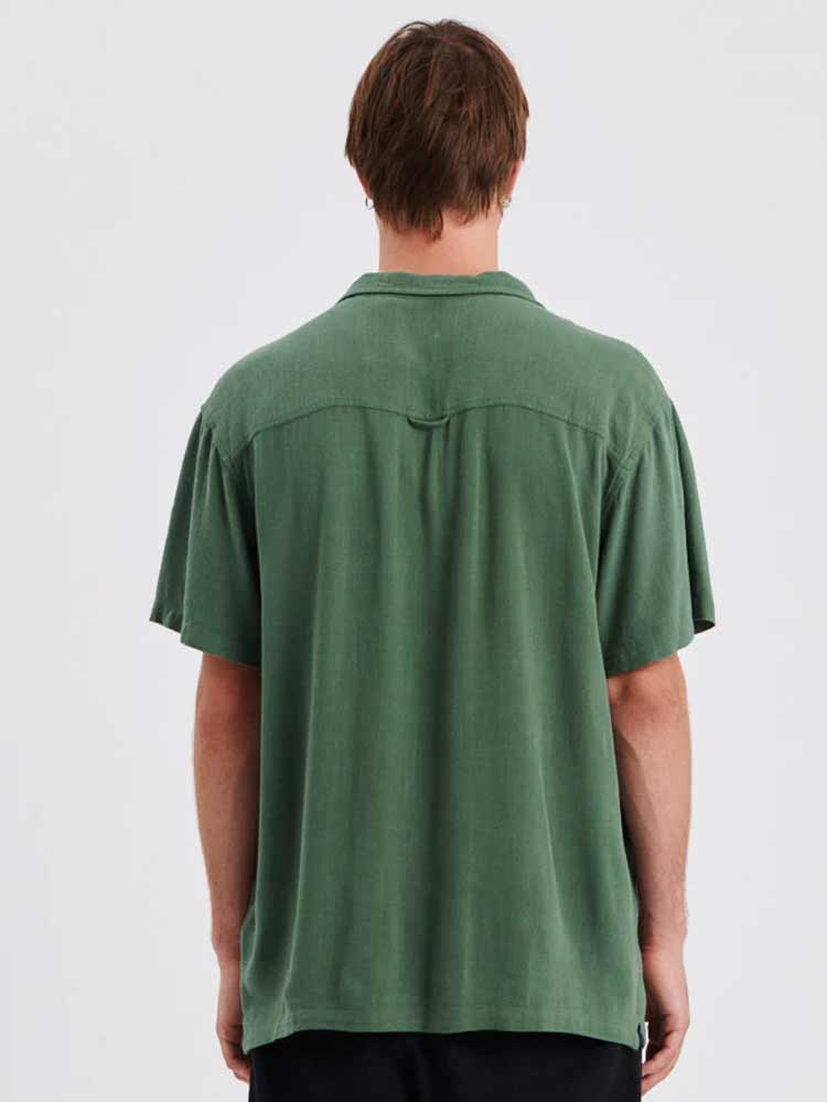 Ernie Resort Shirt Moss