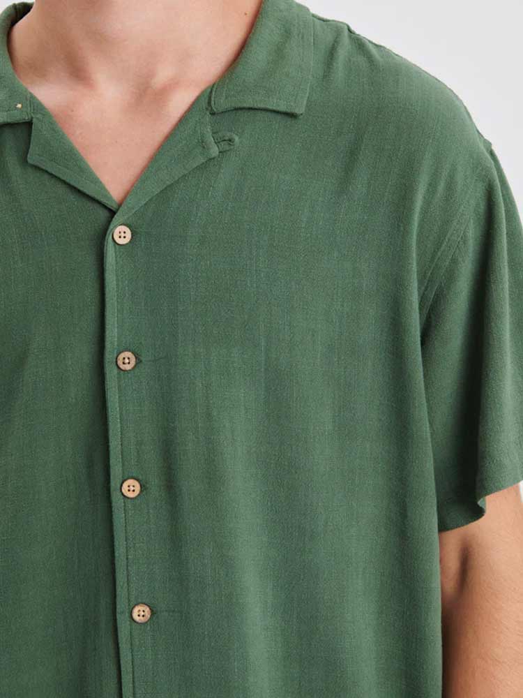 Ernie Resort Shirt Moss