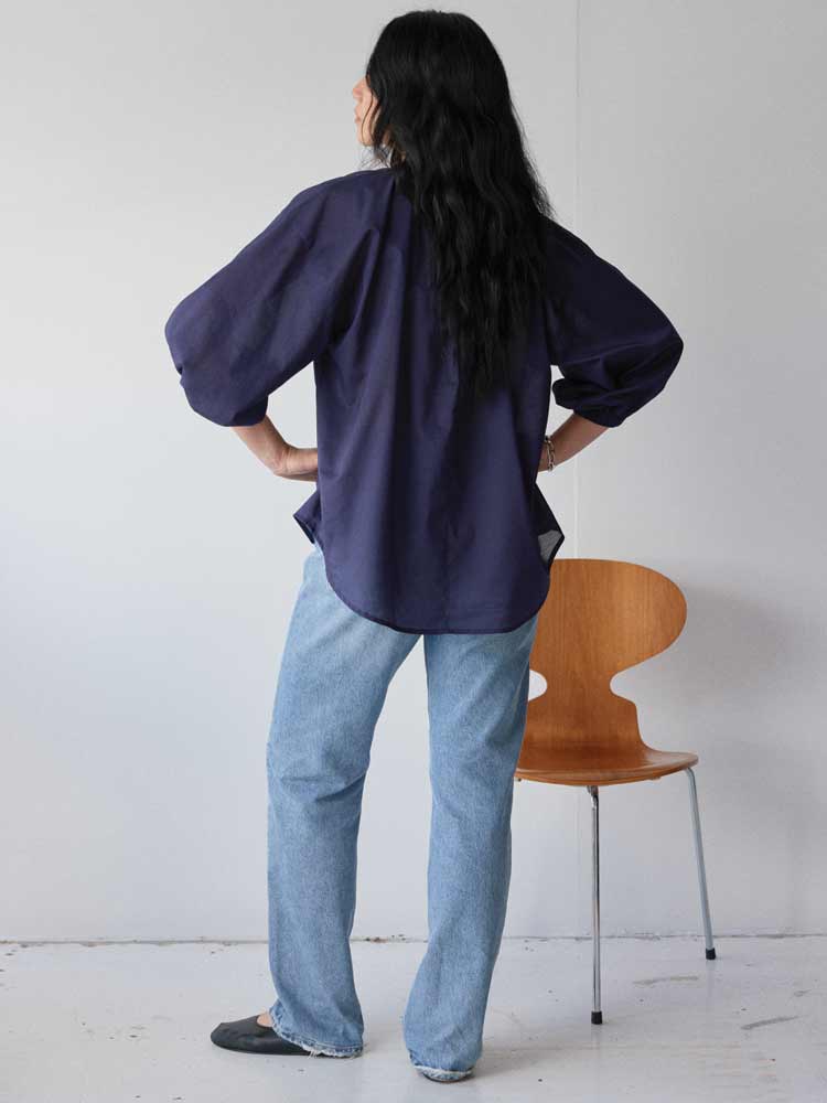 Everyday Blouse Indigo Blue