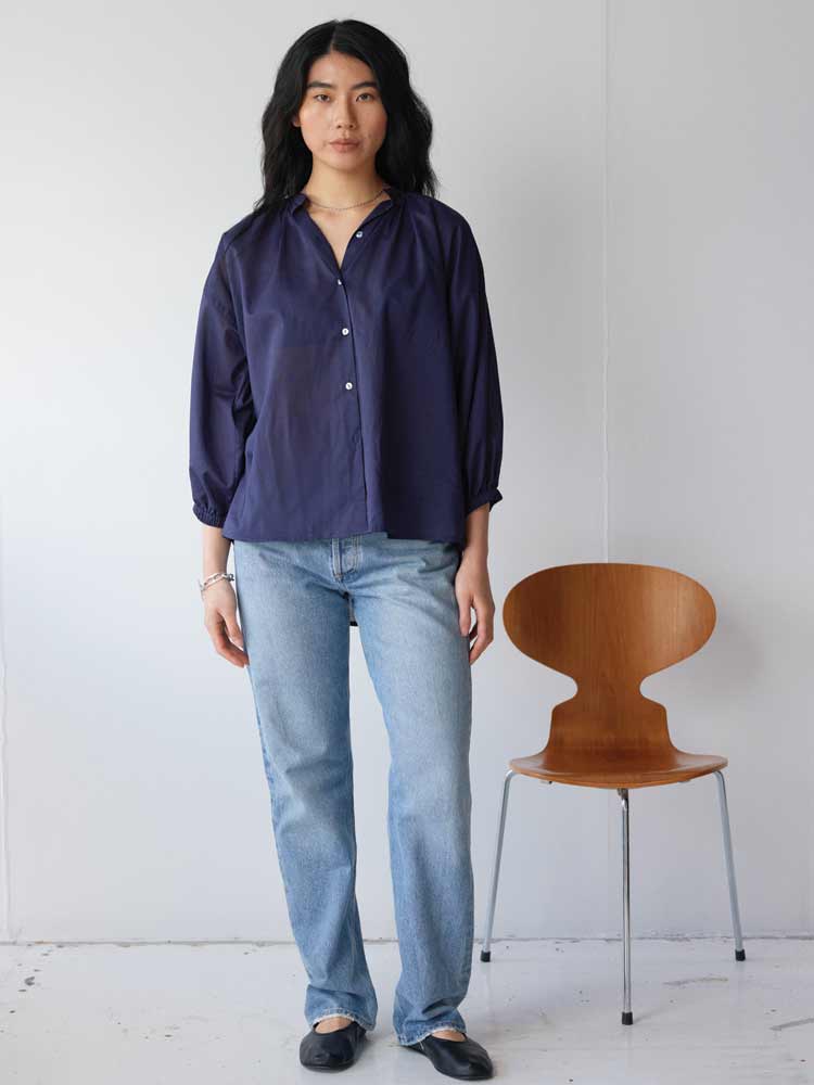 Everyday Blouse Indigo Blue