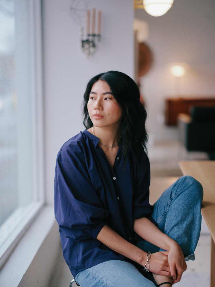 Everyday Blouse Indigo Blue