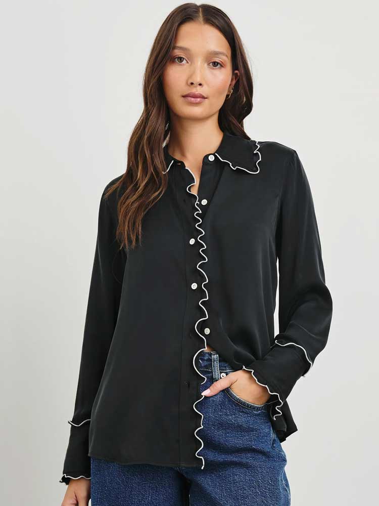 Fia Black Blouse