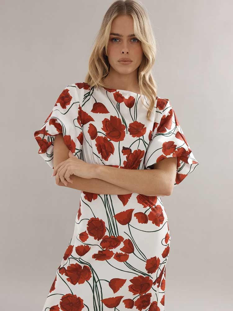 Florence Gown Poppy
