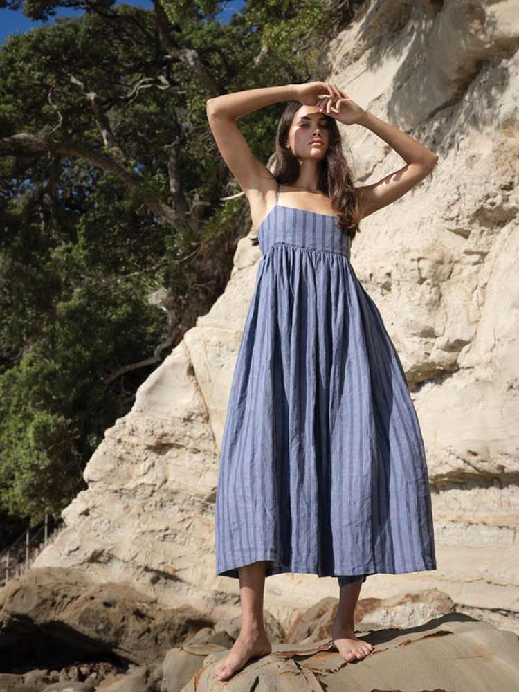 Go To Dress Denim Stripe