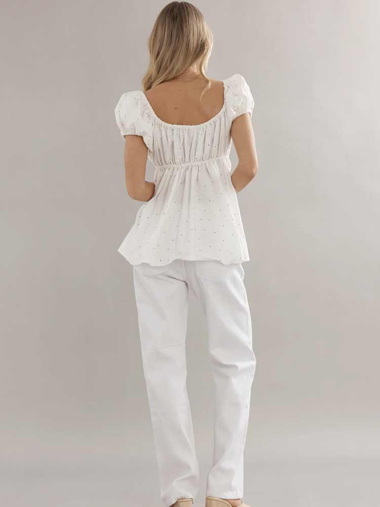 Isla Blouse Polka Dot