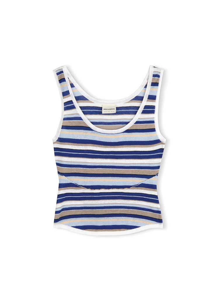 Panelled Knit Tank