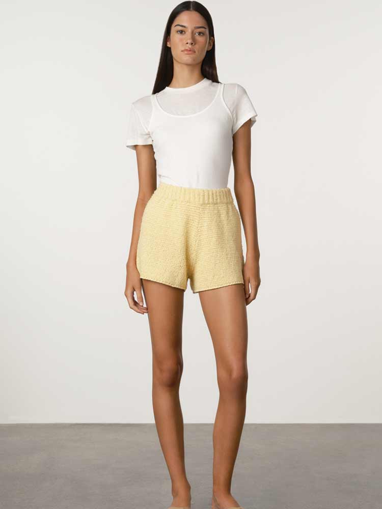 Textured Knit Short Butter