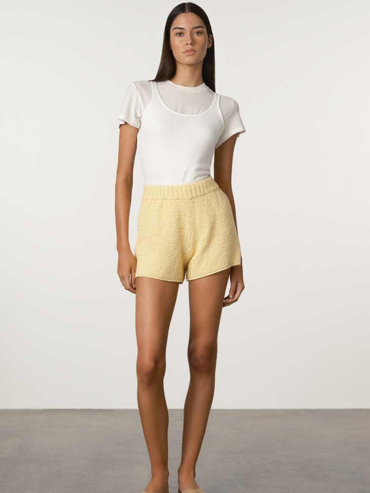 Textured Knit Short Butter