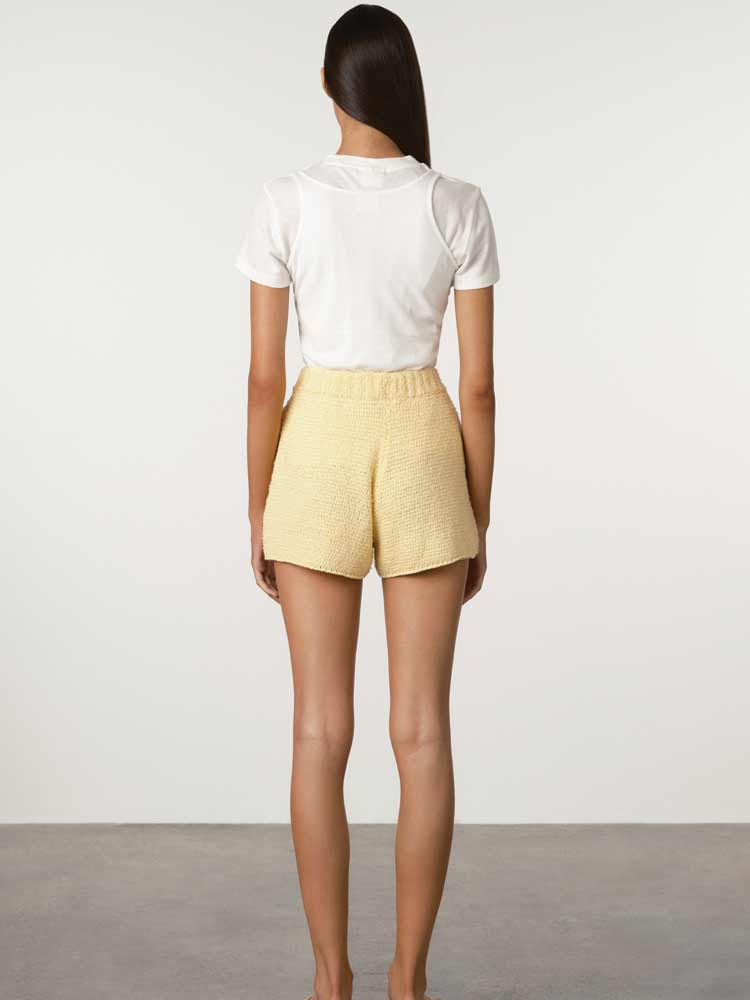 Textured Knit Short Butter