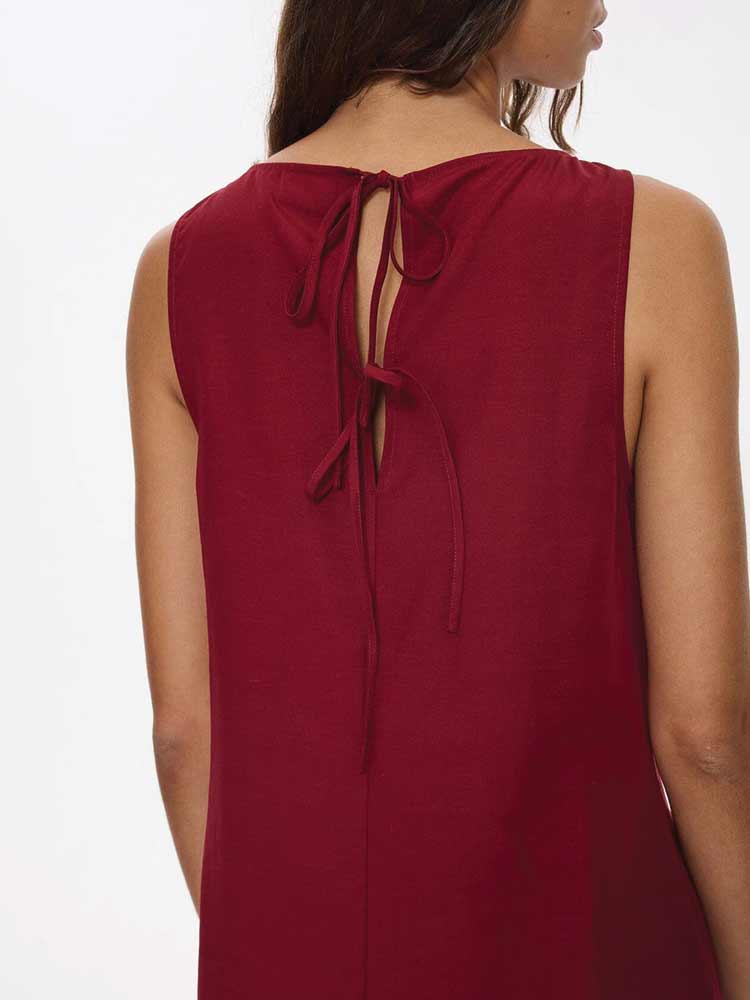 Knox Mini Dress Garnet Red