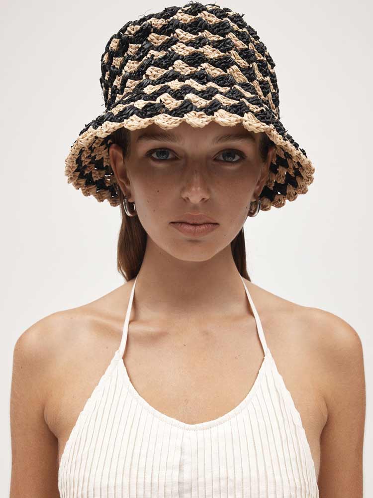 Lola Hat Natural/Black