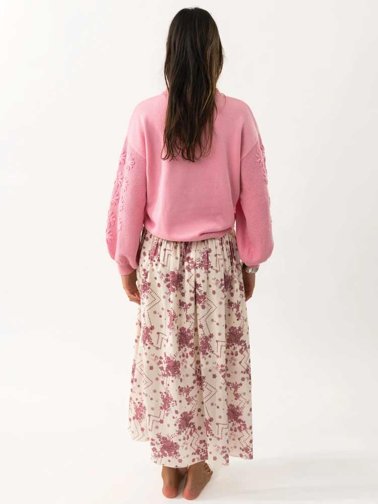 Musa Knit Jumper Neon Pink