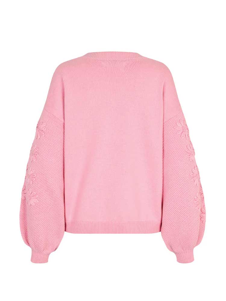 Musa Knit Jumper Neon Pink