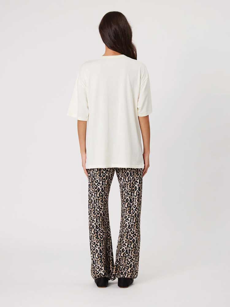 Nyla Bias Pants Leopard