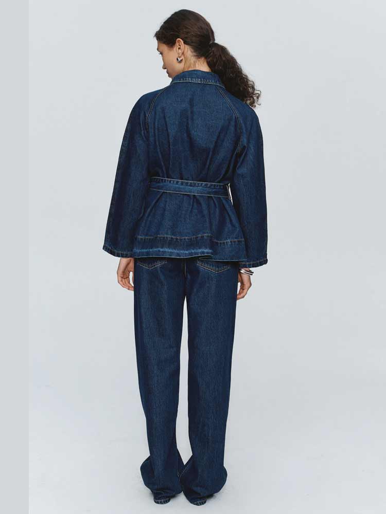 Oda Jacket Washed Indigo