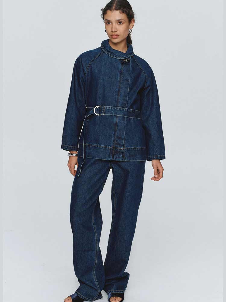 Oda Jacket Washed Indigo