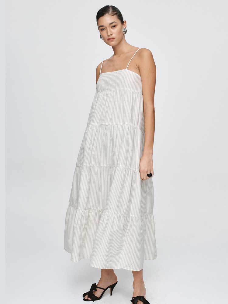 Ophelia Dress Pinstripe