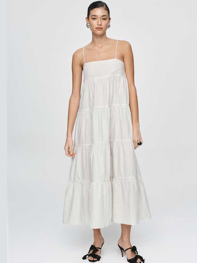 Ophelia Dress Pinstripe